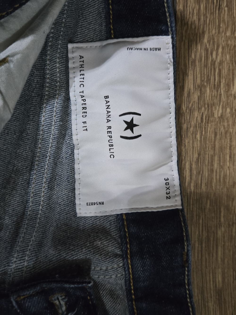 Banana Republic Men's Slim Straight Jeans - Dark Blue Denim